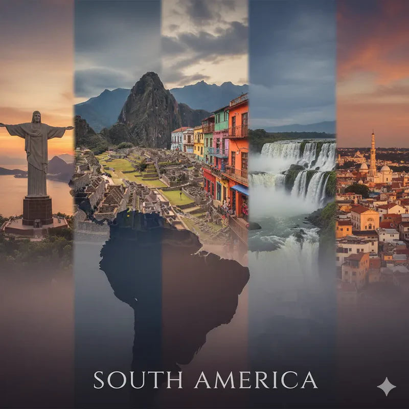 South America (15+ areas)